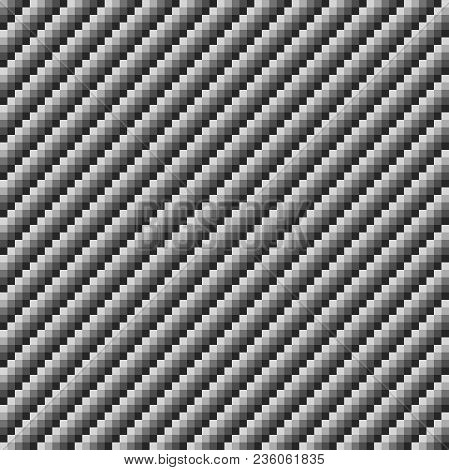 Seamless Vector Pattern For Fabric Design. Grey Palette, Small Scale.