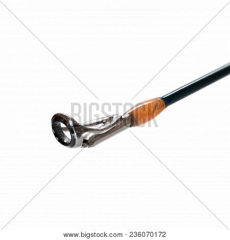 Close-up Fishing Rod And Fishing Line. High Resolution Photo.