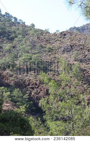 Landscapes Nature About Fire Mountain Yanartash In Turkey.