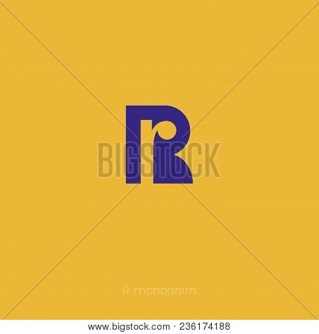 R Monogram R Logo Vector Photo Free Trial Bigstock