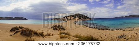 Scenic Simos Beach On Elafonisos Island In Greece