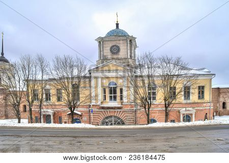 The Fortress Wall And The Church Of Our Lady Of The Hodegetria In The Historical Part Of The City Of