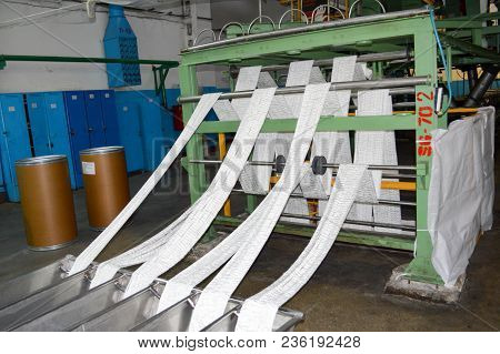 Production Process Of White Synthetic Acrylic Fiber Production At The Petrochemical Plant