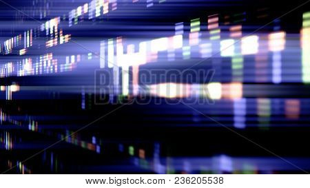 Data Glitch Random Digital Signal Malfunction. High Resolution Illustration 11103 From A Series Of A