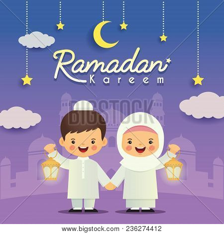 Ramadan Greeting Card Vector & Photo (Free Trial)