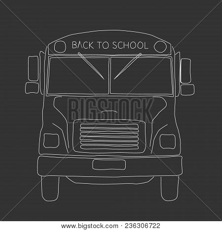 Vector School Bus - Back To School Concept