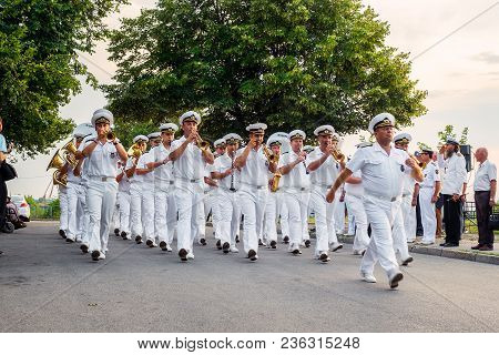 Ruse, Bulgaria - 07 August , 2017. 138 Years Since The Creation Of The Navy In Ruse, Bulgaria