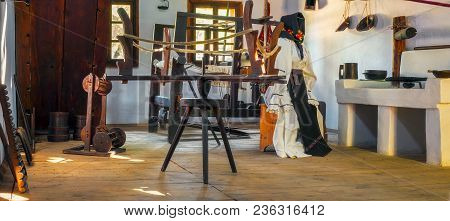Bucharest, Romania, September 13, 2017. Dimitrie Gusti National Village Museum. Traditional Romanian