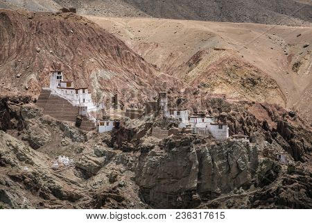 Basgo Gompa is an ancient fortress and Buddhist Monastery in Bazgo valley in Leh district, Ladakh, Jammu and Kashmir, Northern India.