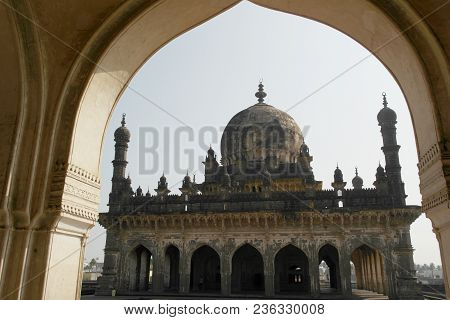 The Ibrahim Rauza Complex Rauza - `grave` Which Was Under Construction Till 1627, Includes Ibrahim A
