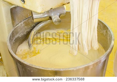 Industrial Cooking Of Popular Classical Bread Dumplings.