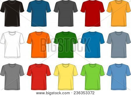 Design Vector T Shirt Template Collection For Men