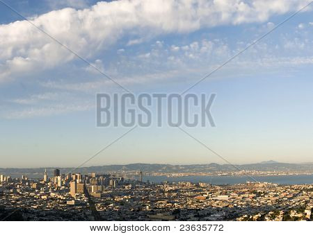 Vue de San Francisco de Twin Peaks