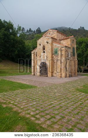 View Of The Church Of San Miguel De Lillo, Oviedo - Asturias, Spain