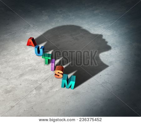 Autism And Autistic Child Disorder Symptoms As A Neurology Disorder Syndrome And A Medicine Or Menta