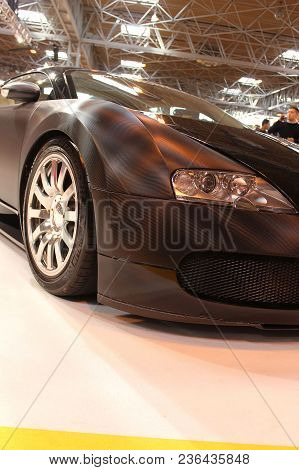Birmingham - October 10, 2012: Bugatti Veyron Car At The Top Gear Car Exhibition In Birmingham, Uk.