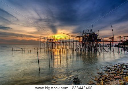 Long Exposure Image Of 