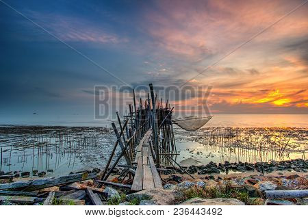 Long Exposure Image Of 