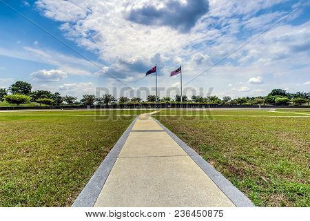Johor Bahru, Malaysia - August 3Rd , 2017 :kota Iskandar Main Building. Kota Iskandar Is An Administ