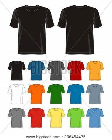Design Vector T Shirt Template Collection For Men