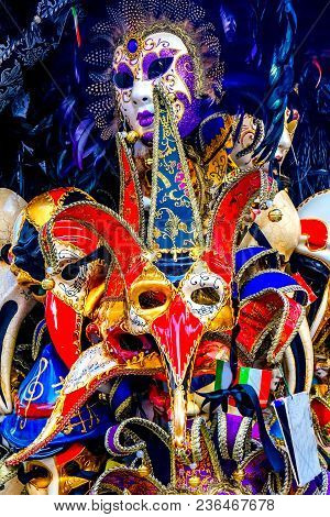 Venetian Masks Venice Italy Used Since The 1200s For Carnival, Which Were Celebrated Just Before Len