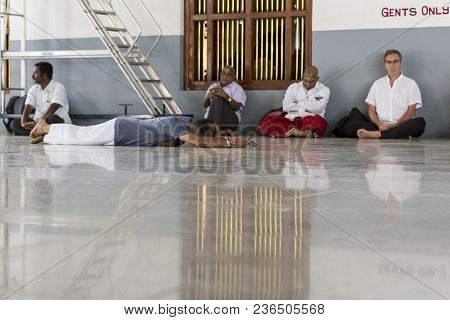 Documentary Editorial. Ashram Of Sri Ramana Maharshi, Tiruvannamalai, Tamil Nadu, India - March Circ