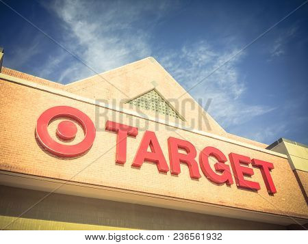 Entrance To Target The Second-largest Discount Store Retailer In Usa