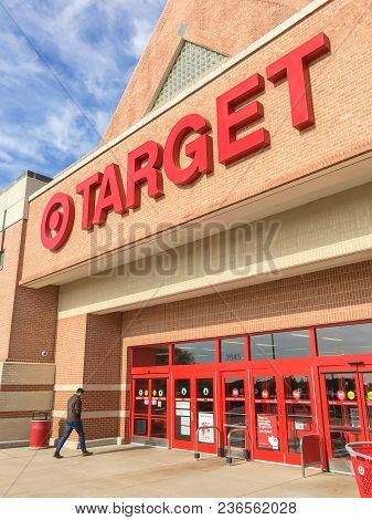 Entrance To Target The Second-largest Discount Store Retailer In Usa