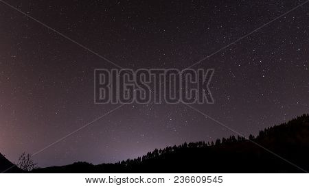 Sky And Stars, In The Center Of The Island Of Gran Canaria