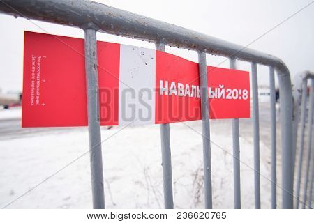 January 28, 2018, Russia, Rostov-on-don. The Meeting Strike Of Voters Directed Against The Elections