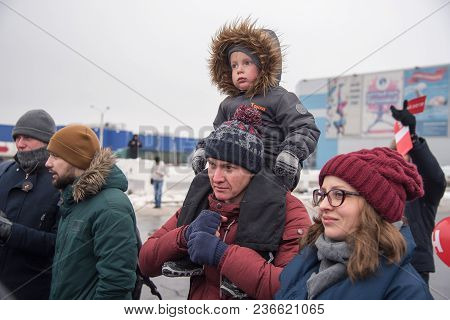 January 28, 2018, Russia, Rostov-on-don. The Meeting Strike Of Voters Directed Against The Elections