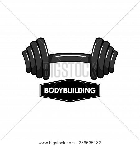 Dumbbell Icon, Barbel Icon. Bodybuilding Emblem Logo. Fitness Sign. Vector Illustration