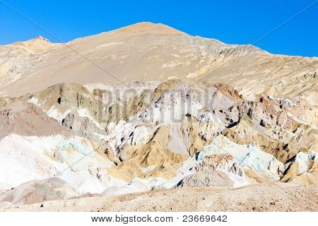 Konstnärens palett i konstnärens Drive, Death Valley National Park, Kalifornien, USA