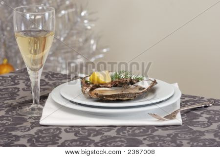 Oyster With Champagne