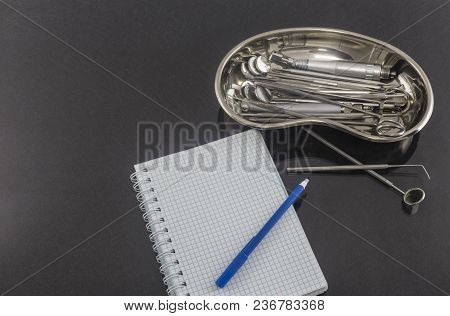 Dental Equipment And Sterile Conditions.dental Health Care Concept