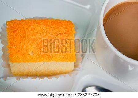 Coffee Break Time With Cake.