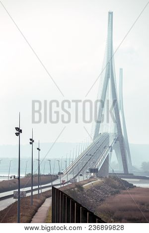 The Normandy Bridge In France