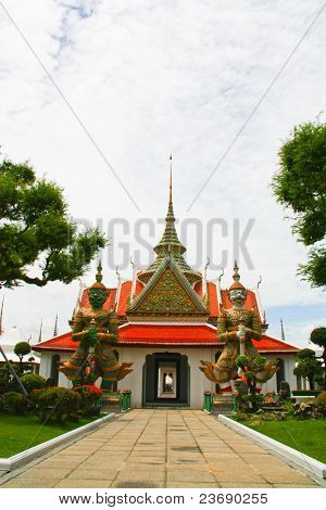 Twin gigant i Wat Arun kæmpe vogter Wat Arun.