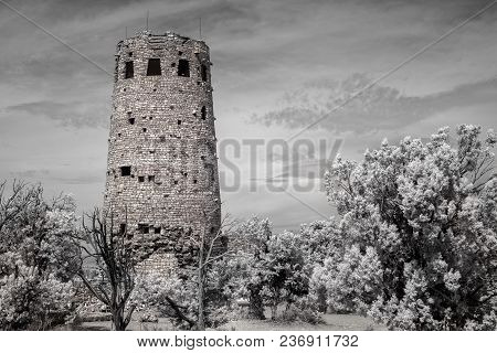 The Grand Canyon Desert View Watchtower Constructed By Mary Colter