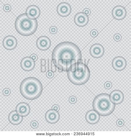 Abstract Bubbles  Background With Transparent Colors. Vector Illustration.
