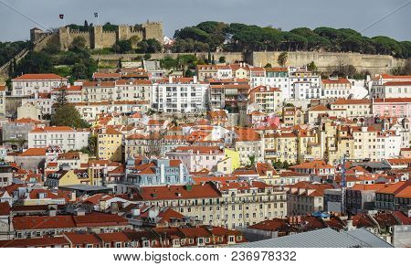 Castle Of Saint George And The Historical Centre Of Lisbon