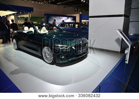 Frankfurt, Germany, September 12-2017: Bmw Alpina B4 At Iaa 2017