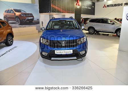 Sofia, Bulgaria, October 13-2017: Dacia Sandero Stepway At Sofia Motor Show