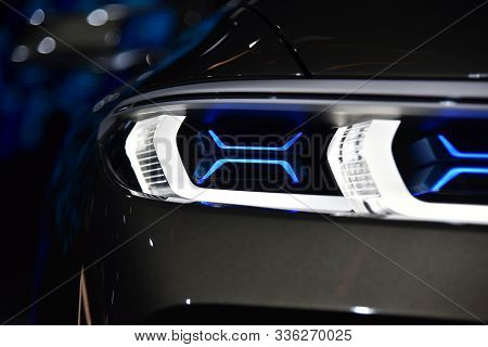 Frankfurt, Germany, September 13-2017: Bmw X7 At Iaa 2017
