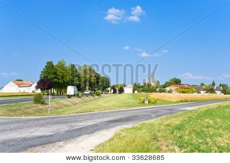 Paisaje rural en Francia
