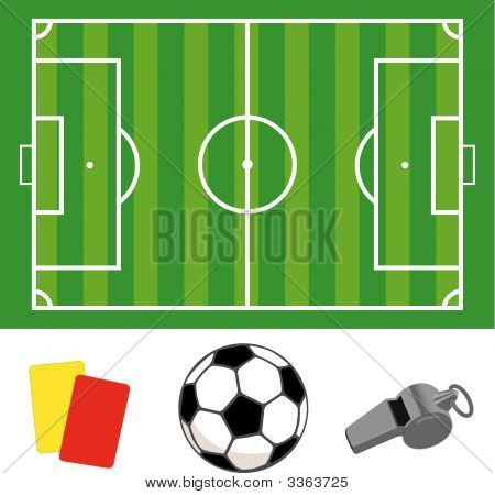 Soccer_Field_And_Whistle_And_Ball