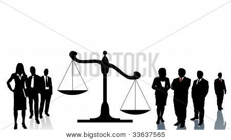 Ensayo de equipos de abogados