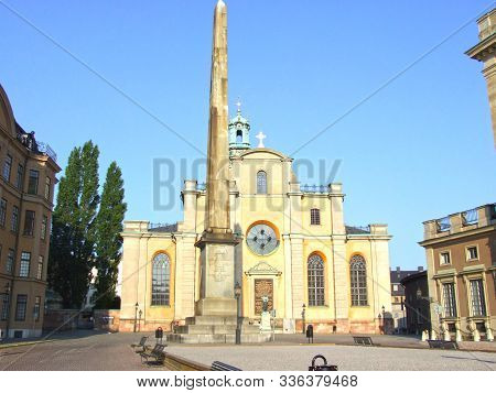 The St. Nicholas Church (sw. Sankt Nikolai Kyrka) - Stockholm Cathedral, Or Storkyrkan  (great Churc