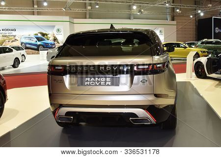Sofia, Bulgaria, October 13-2017: Land Rover Range Rover Velar At Sofia Motor Show