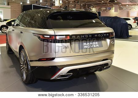 Sofia, Bulgaria, October 13-2017: Land Rover Range Rover Velar At Sofia Motor Show